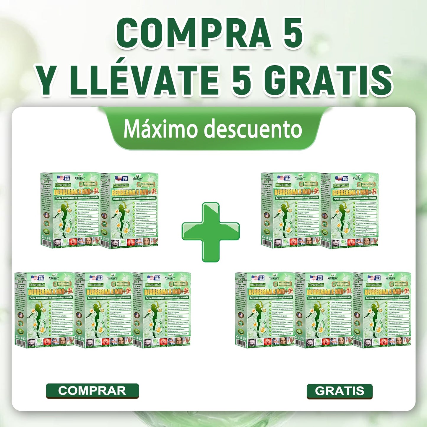 🔥👨‍⚕️𝐕𝐢𝐭𝐚𝐑𝐚𝐜𝐞® 𝐓𝐢𝐫𝐳𝐞𝐩𝐚𝐭𝐢𝐝𝐚 𝐁𝐄𝐑𝐁𝐄𝐑𝐈𝐍𝐀 𝐗 𝐍𝐀𝐃+𝟏𝟎 𝐈𝐍 𝟏 𝐏𝐚𝐫𝐜𝐡𝐞 𝐍𝐚𝐧𝐨 𝐌𝐢𝐜𝐫𝐨𝐚𝐠𝐮𝐣𝐚𝐬 𝐏𝐚𝐫𝐚 𝐀𝐝𝐞𝐥𝐠𝐚𝐳𝐚𝐫 𝐲 𝐒𝐚𝐥𝐮𝐝✨ (cambios visibles en 7 días) Para obesidad, salud cardiovascular, diabetes, glándula tiroides, salud intestinal, problemas articulares y más